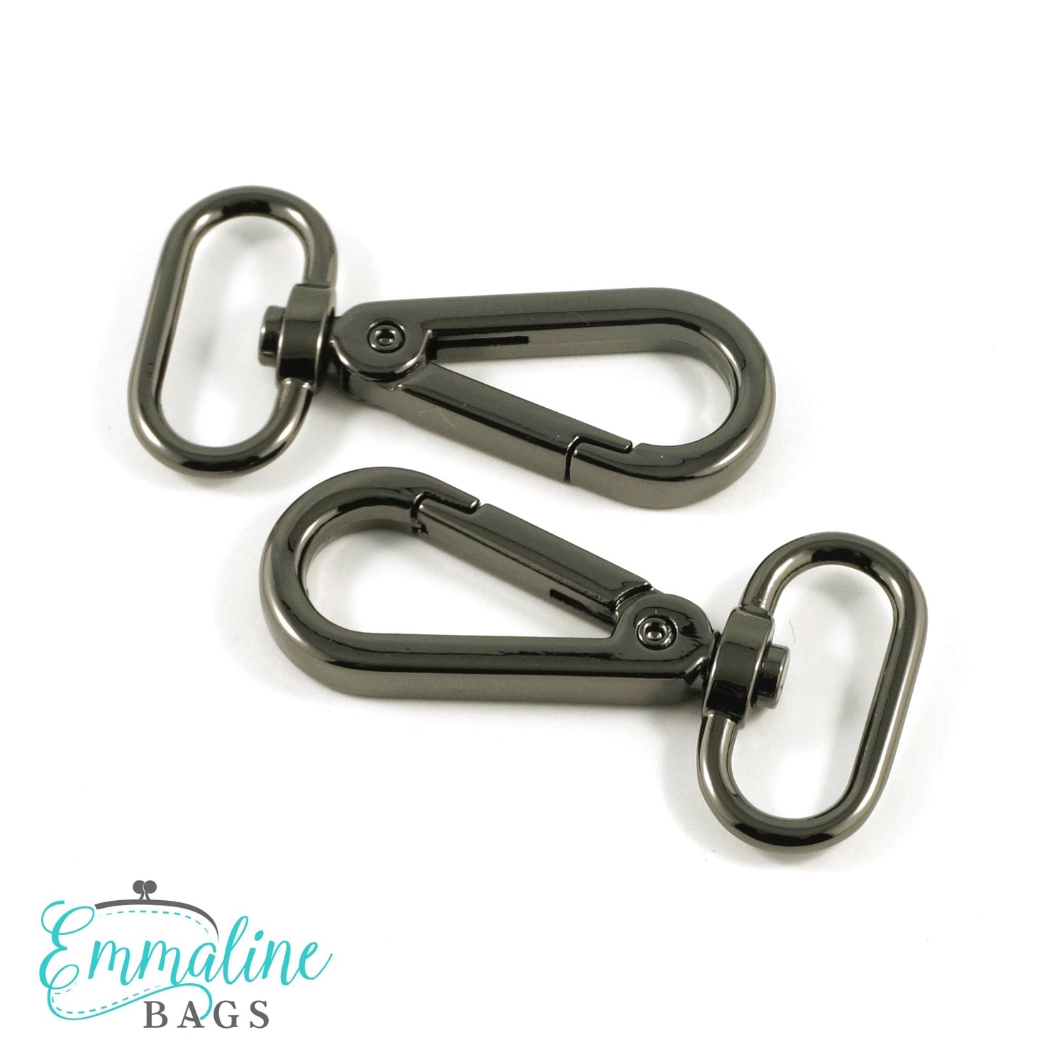 Swivel Snap Hooks: Flat Hook Profile (2 Pack)