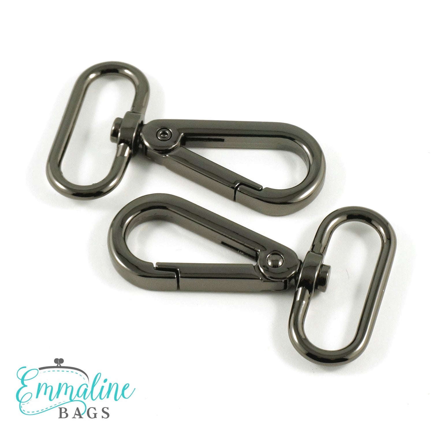 Swivel Snap Hooks: Flat Hook Profile (2 Pack)
