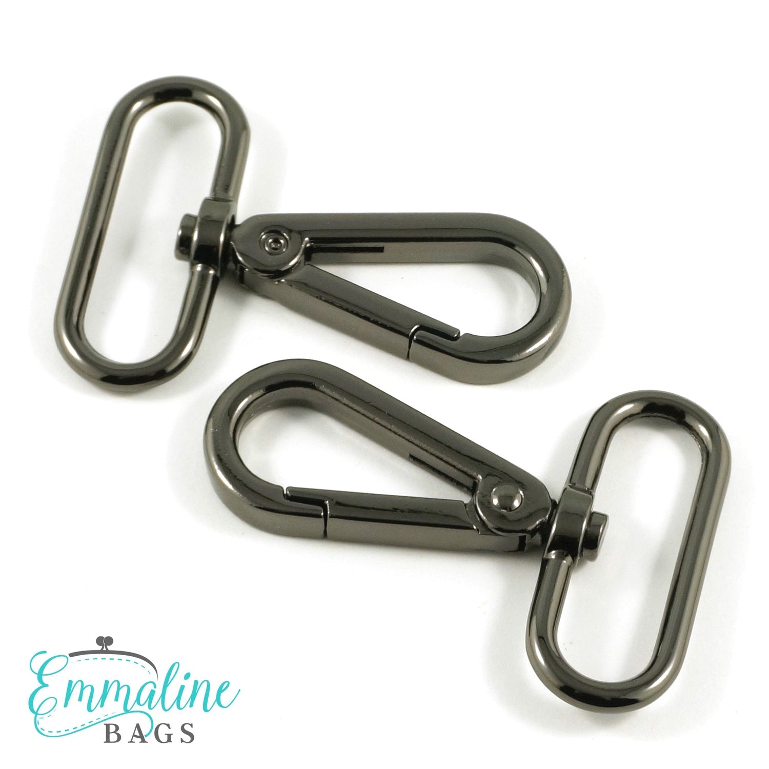 Swivel Snap Hooks: Flat Hook Profile (2 Pack)