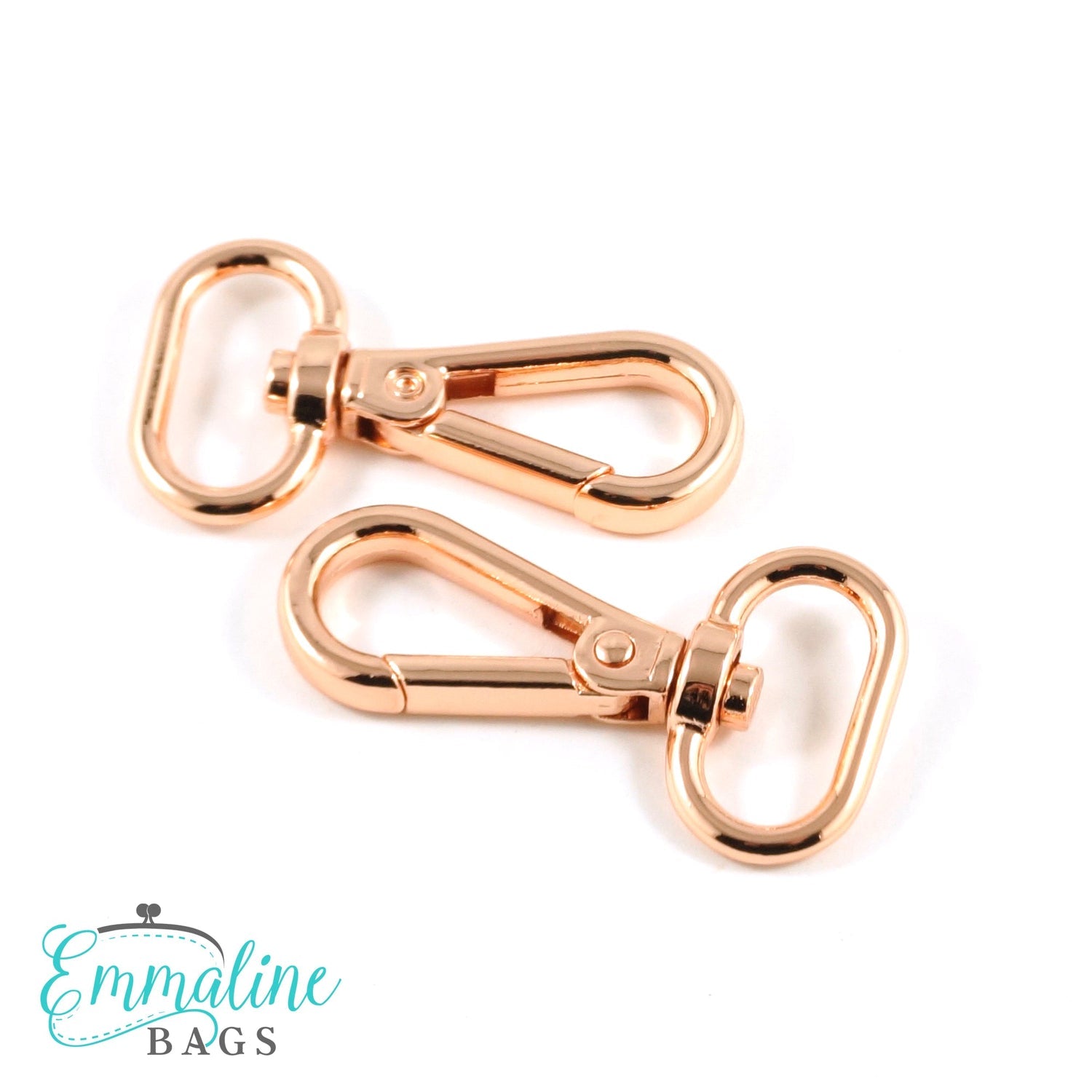 Swivel Snap Hooks: Flat Hook Profile (2 Pack)