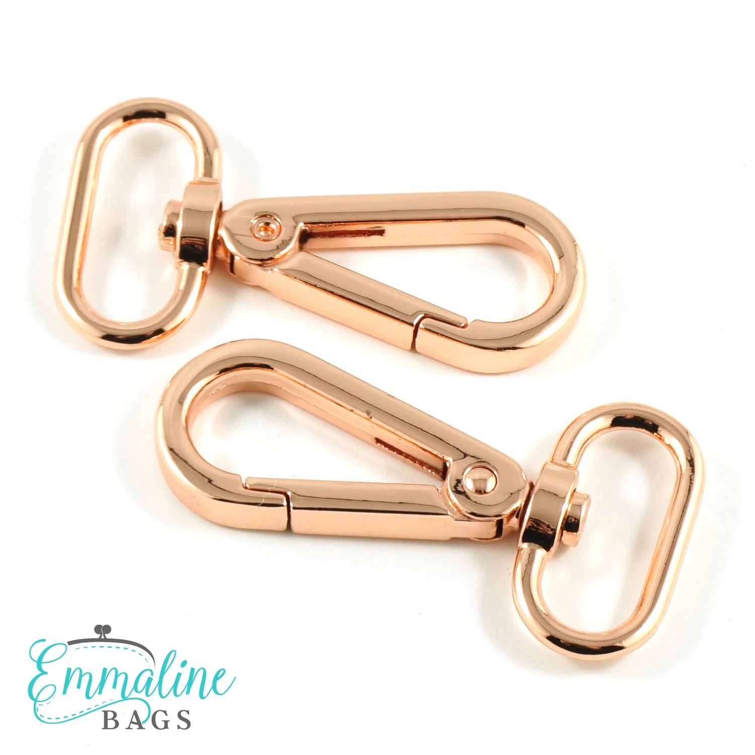 Swivel Snap Hooks: Flat Hook Profile (2 Pack)