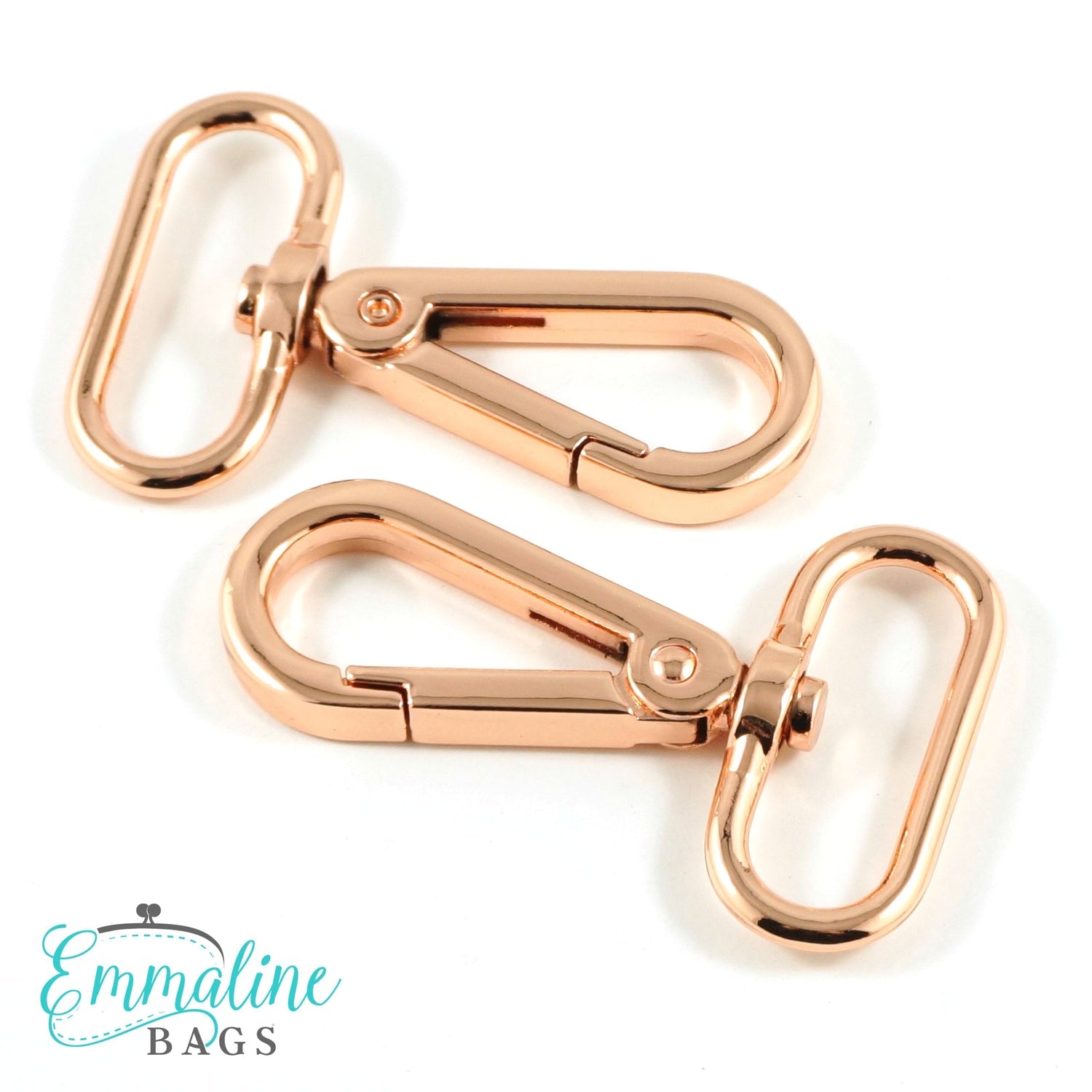 Swivel Snap Hooks: Flat Hook Profile (2 Pack)