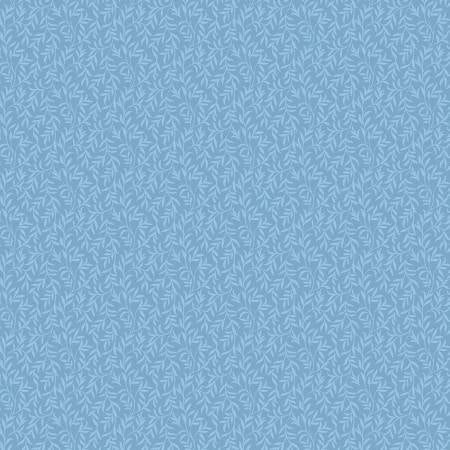 Essentials Vine Leaves by Wilmington Prints ~ Light Denim