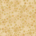 Christmas Time by Stof Fabrics ~ Beige/Gold ~ (1/4 Meter)