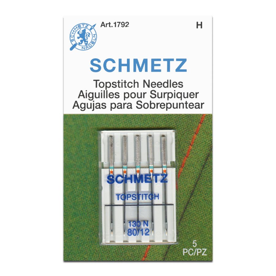 Topstitch Machine Needle by Schmetz ~ 5 Pack