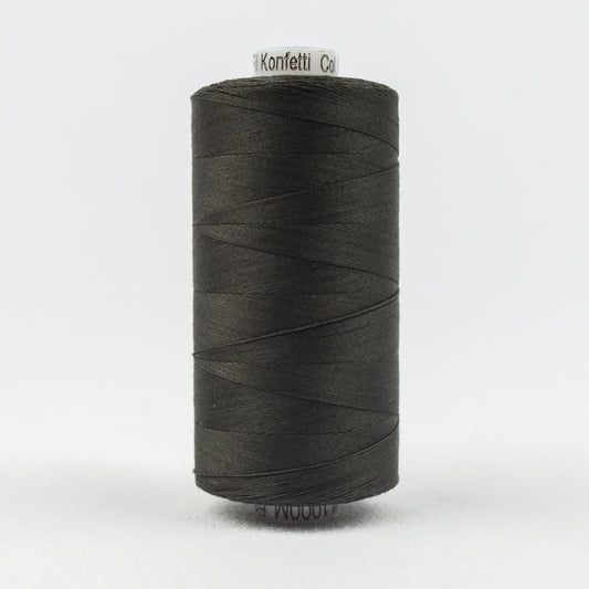 Konfetti - 50wt Egyptian Cotton ~ Soft Black