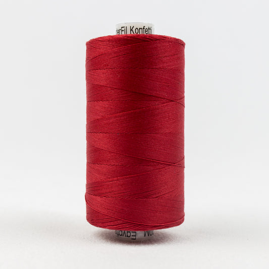 Konfetti - 50wt Egyptian Cotton ~ Cristmas Red