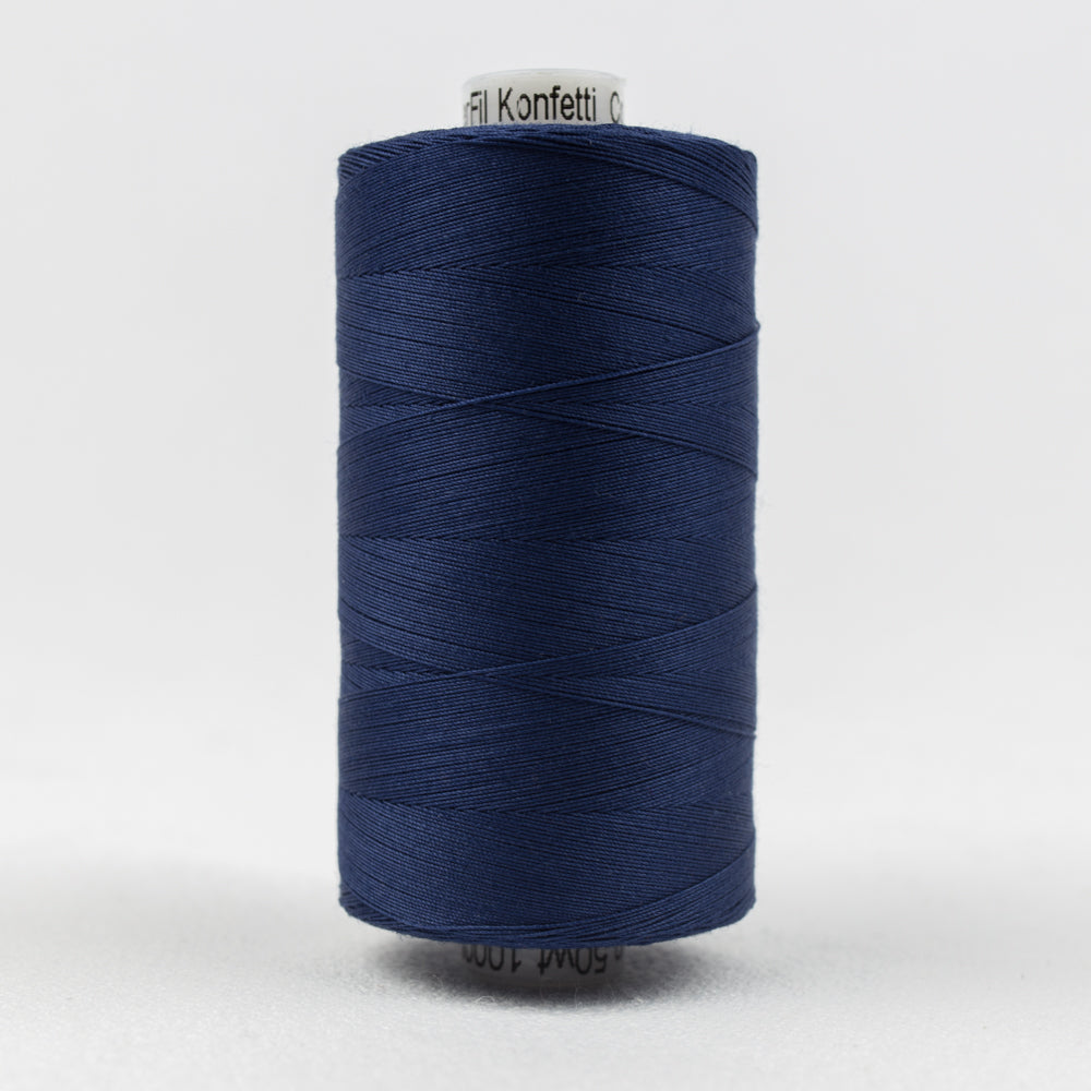 Konfetti - 50wt Egyptian Cotton ~ Navy