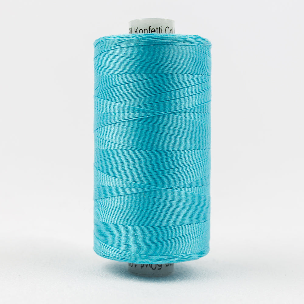 Konfetti - 50wt Egyptian Cotton ~ Medium Peacock Blue