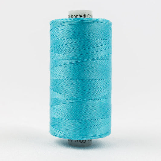 Konfetti - 50wt Egyptian Cotton ~ Medium Peacock Blue