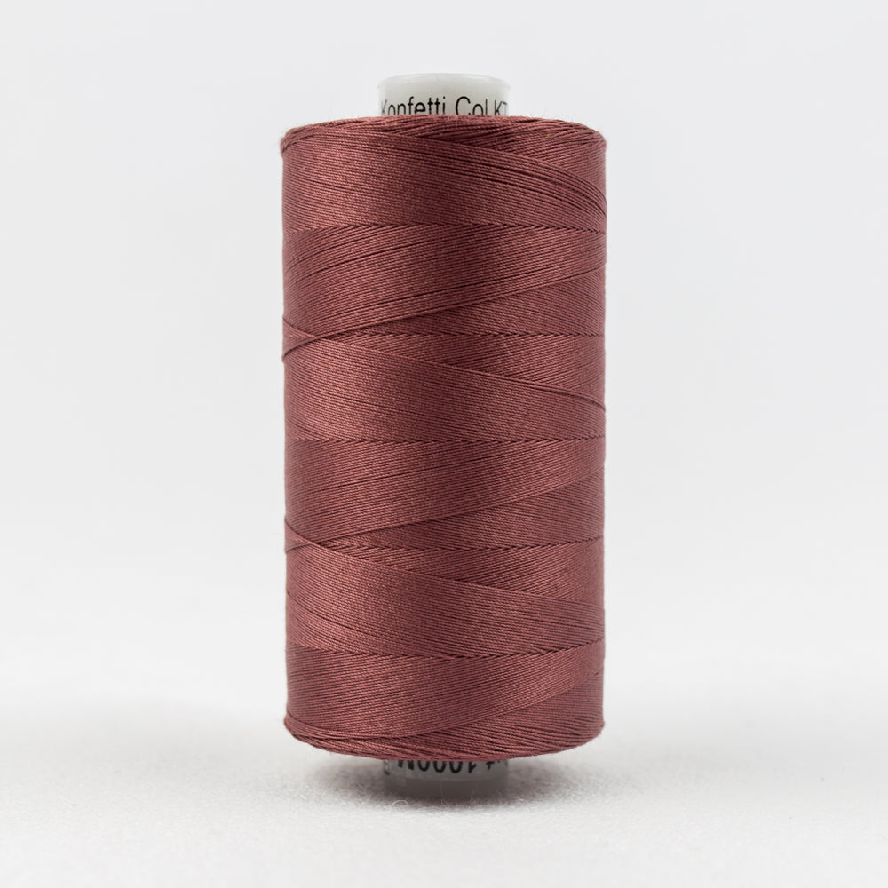 Konfetti - 50wt Egyptian Cotton ~ Barn Red