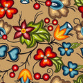 Native Floral by Shannon Gustafson ~ Beige ~ (1/4 Meter)