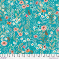 Floral Fiesta Son Vida Vibrant by Mia Charro ~ Jade ~ (1/4 Meter)