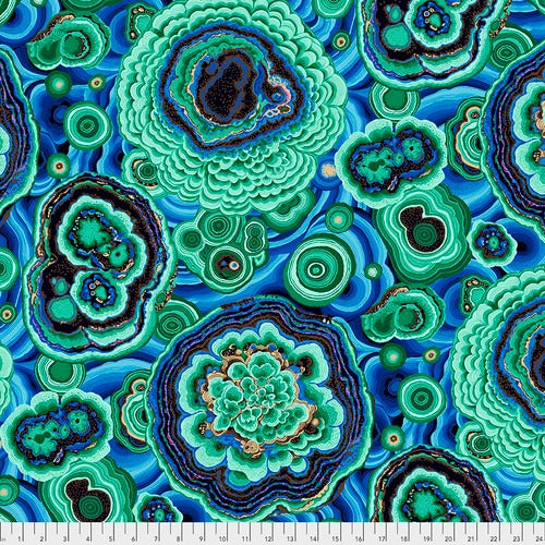 Agate by Kaffe Fassett for FreeSpirit ~ Green ~ (1/4 Meter)