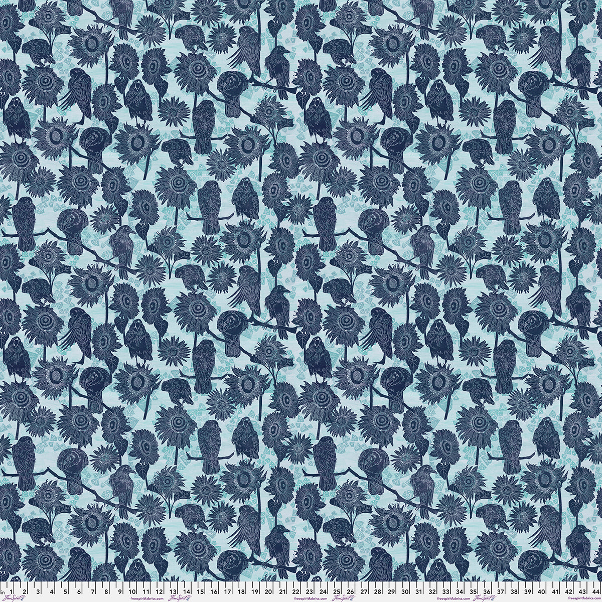 The Wisdom ~ The Gathering by Valori Wells For FreeSpirit ~ Teal ~ (1/4 Meter)