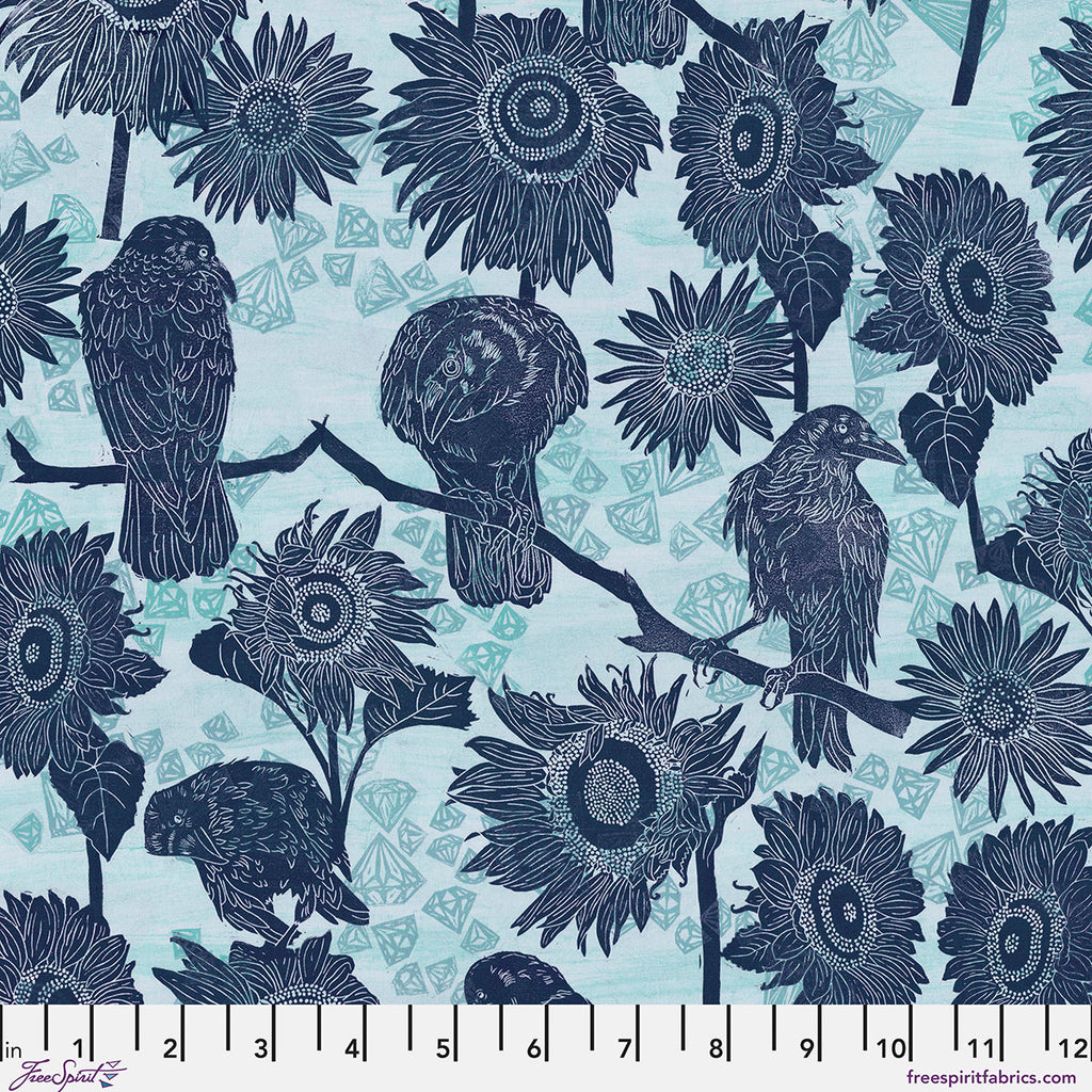 The Wisdom ~ The Gathering by Valori Wells For FreeSpirit ~ Teal ~ (1/4 Meter)