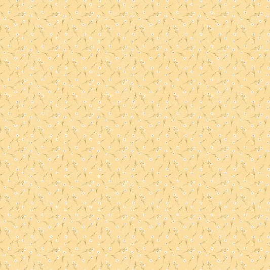 Humblebee Tossed Floral by Aimee Parker for Figo~ Yellow