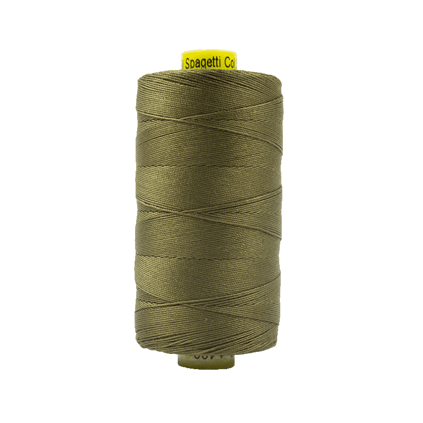 Spaghetti - 12wt Egyptian Cotton ~ Army Green