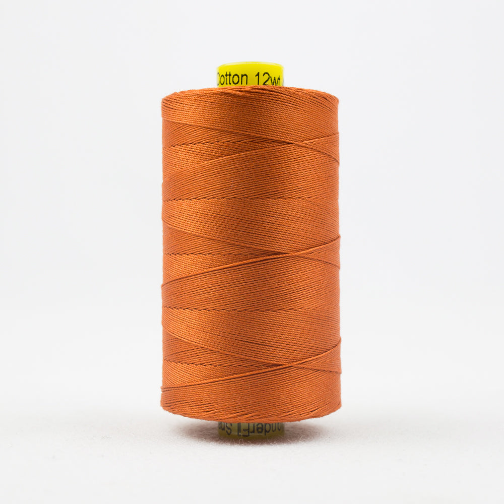 Spagetti Solid - 12wt Egyptian Cotton Thread ~ Dark Pumpkin