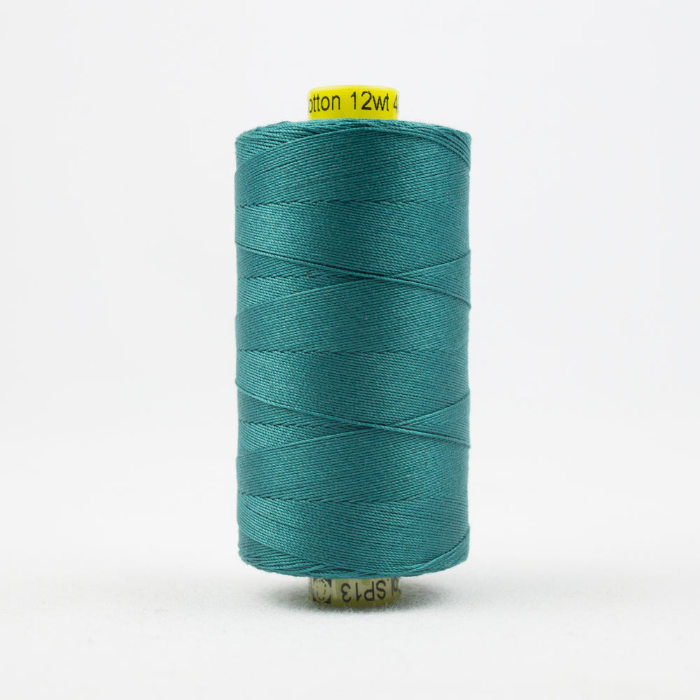 Spagetti Solid - 12wt Egyptian Cotton Thread ~ Deep Ocean Green/Blue