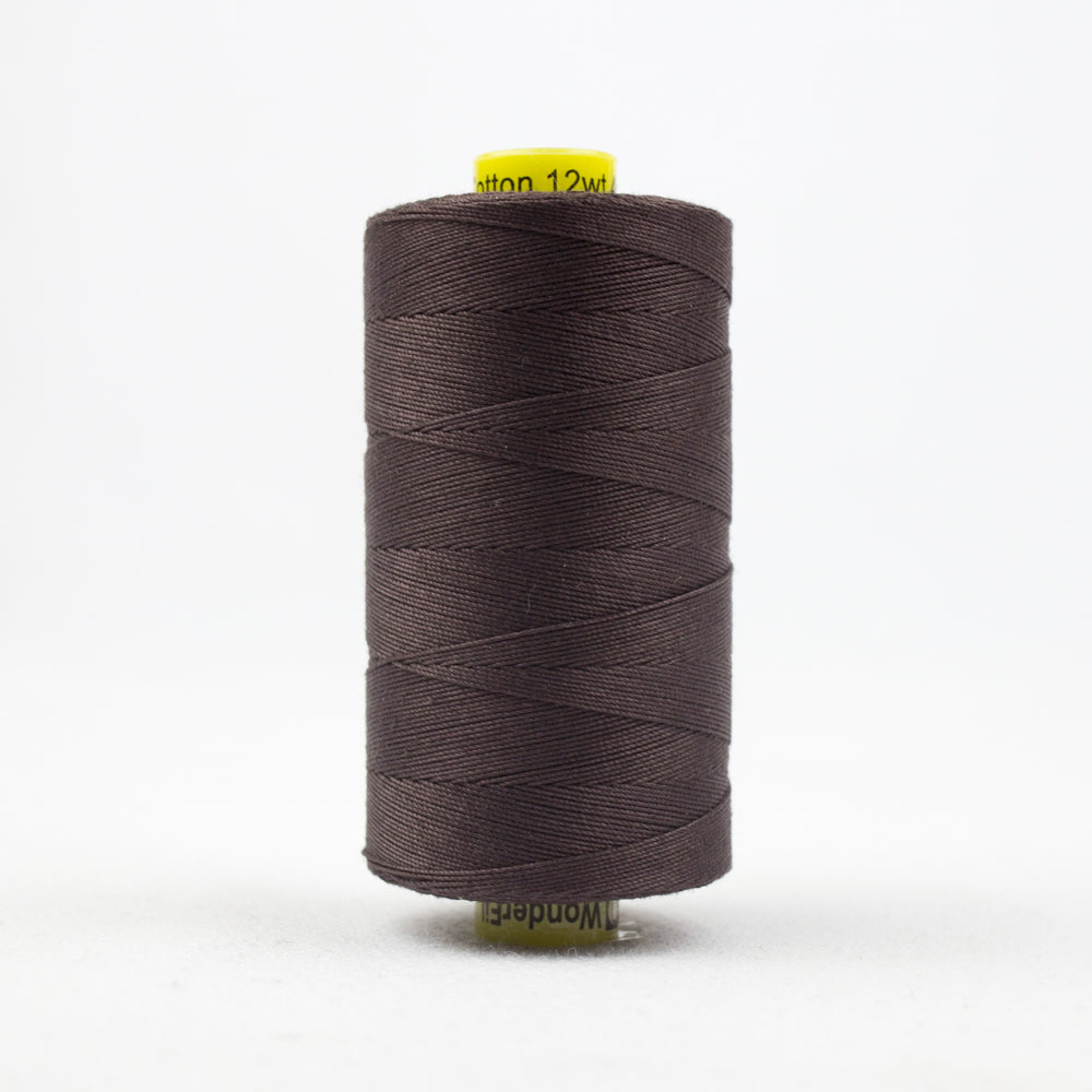 Spagetti Solid - 12wt Egyptian Cotton Thread ~ Dark Chocolate