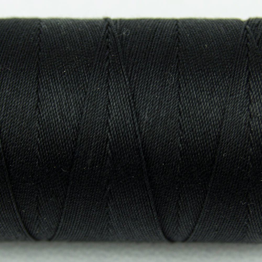 Spagetti Solid - 12wt Egyptian Cotton Thread ~ Black