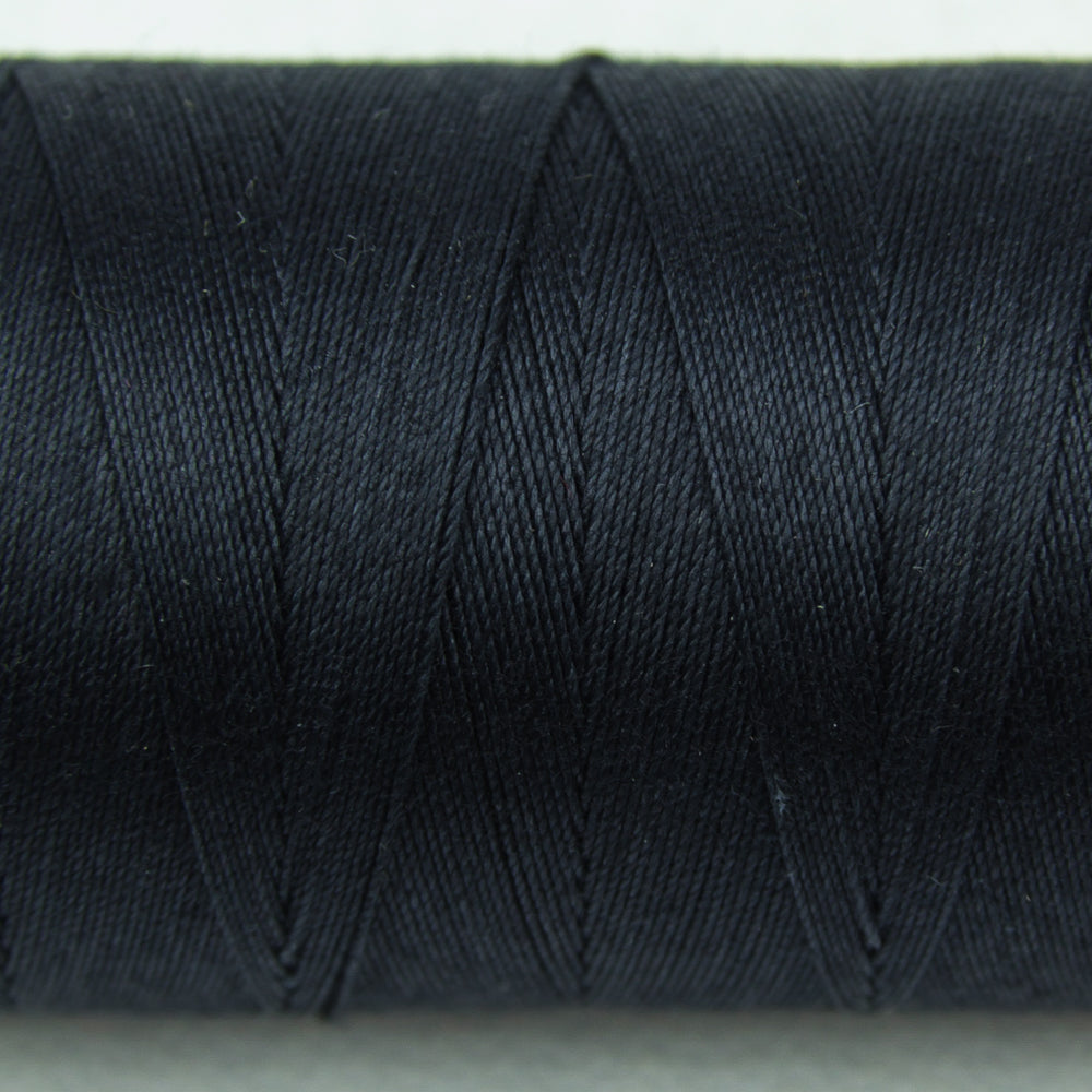 Spagetti Solid - 12wt Egyptian Cotton Thread ~ Soft Black