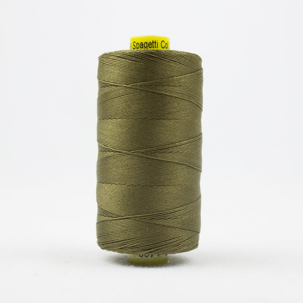 Spagetti Solid - 12wt Egyptian Cotton Thread ~ Army Green