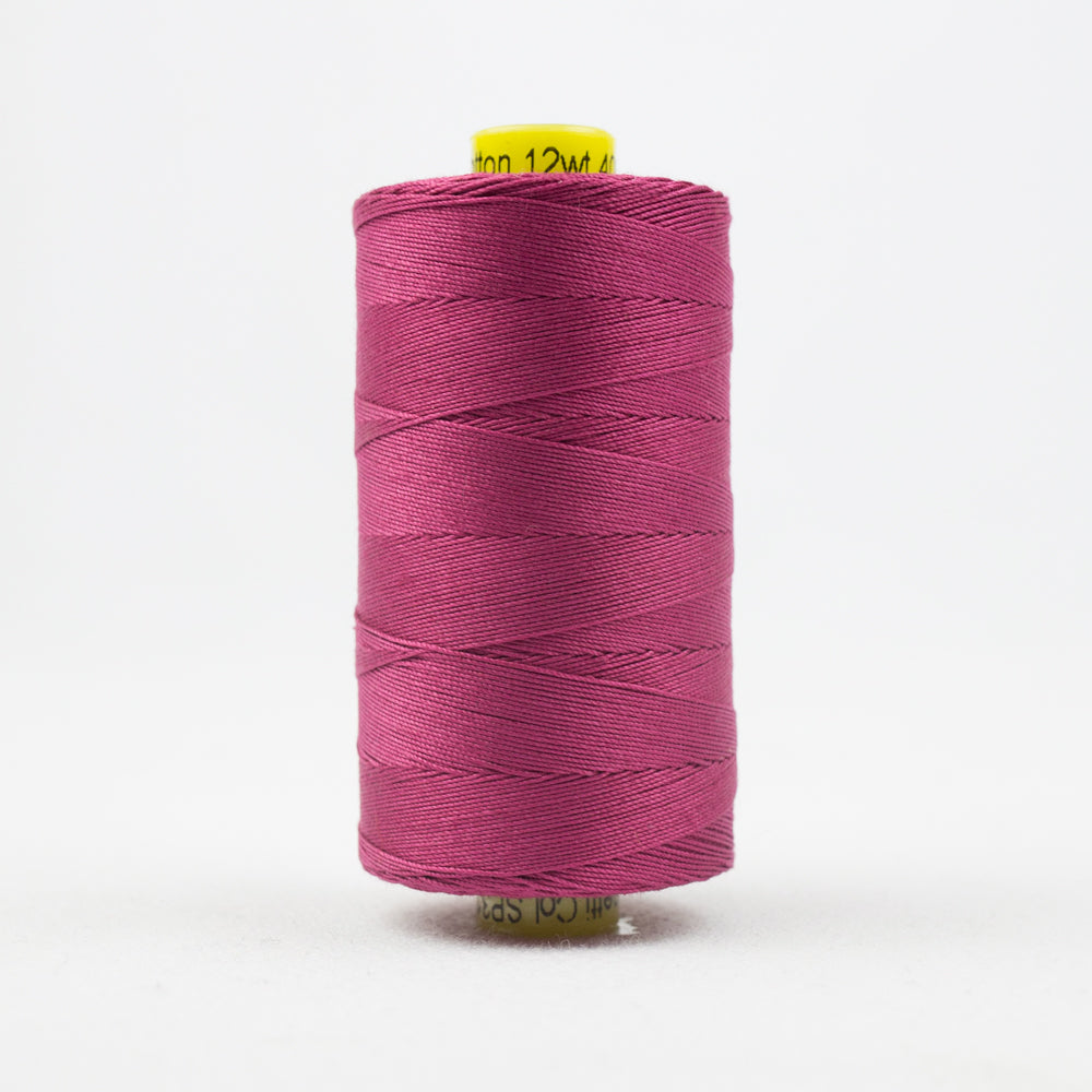 Spagetti Solid - 12wt Egyptian Cotton Thread ~ Soft Burgundy
