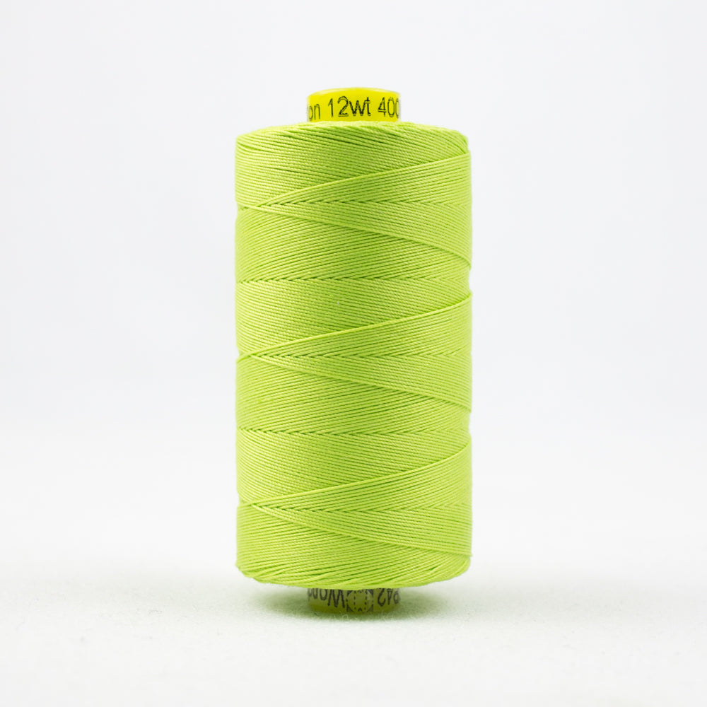 Spagetti Solid - 12wt Egyptian Cotton Thread ~ Light Spring Green