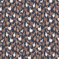 Llamapalooza by Dear Stella ~ Navy ~ (1/4 Meter)