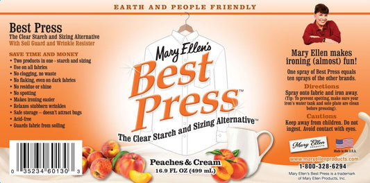 16oz Best Press Peaches & Cream