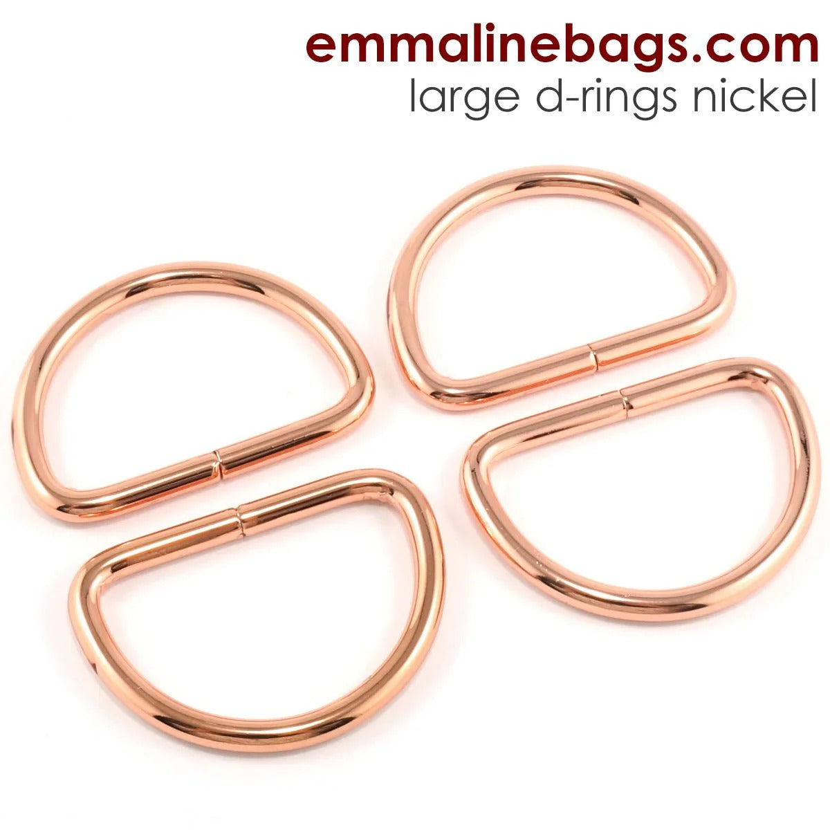 Assorted D-rings by Emmaline Bags