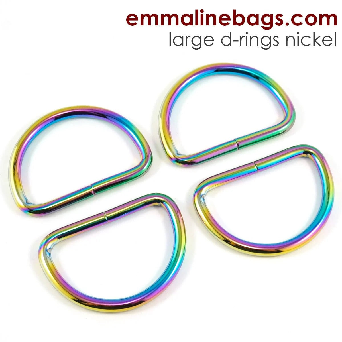 Assorted D-rings by Emmaline Bags