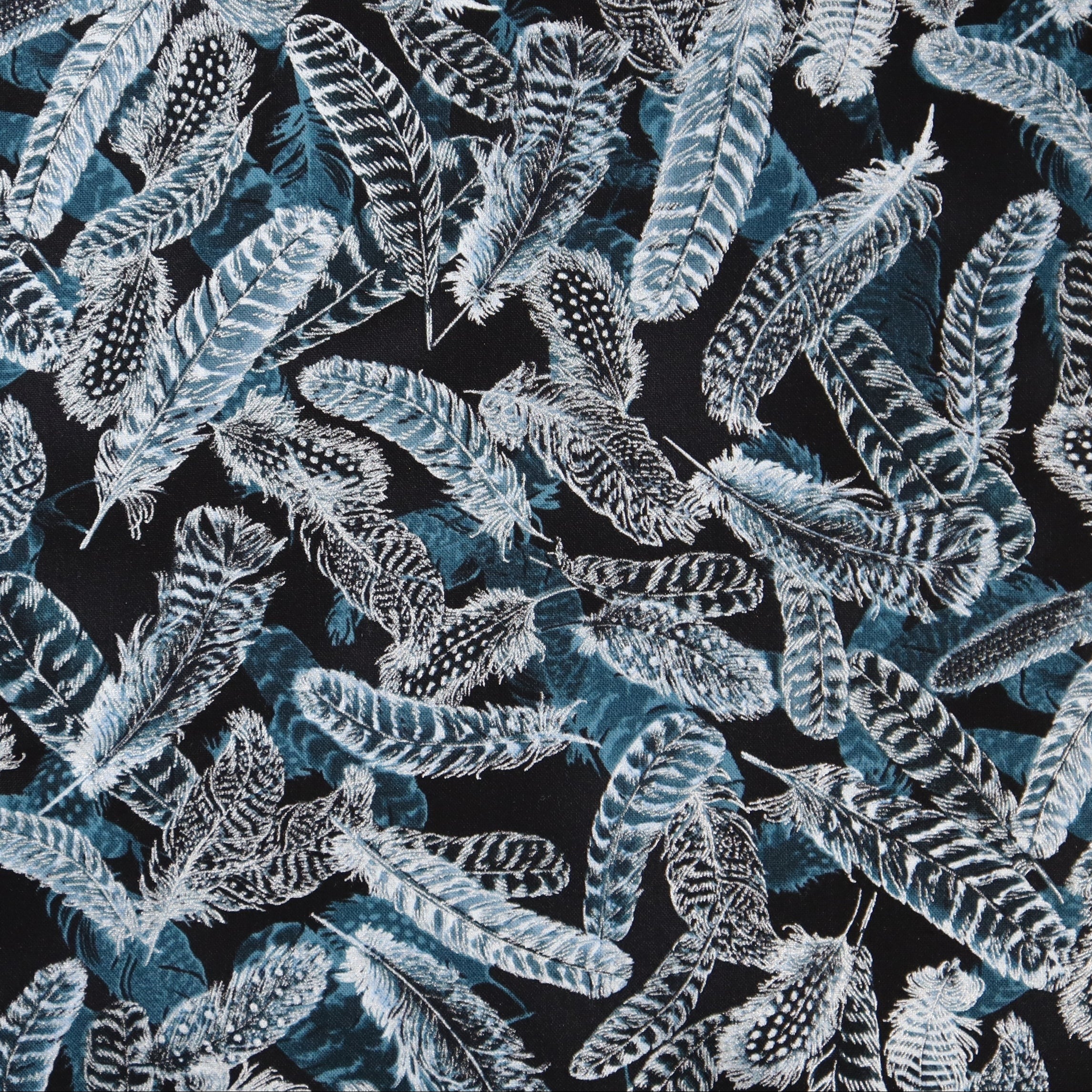 Gilded Feathers Greta Lynn  ~ Charcoal (1/4 Meter)