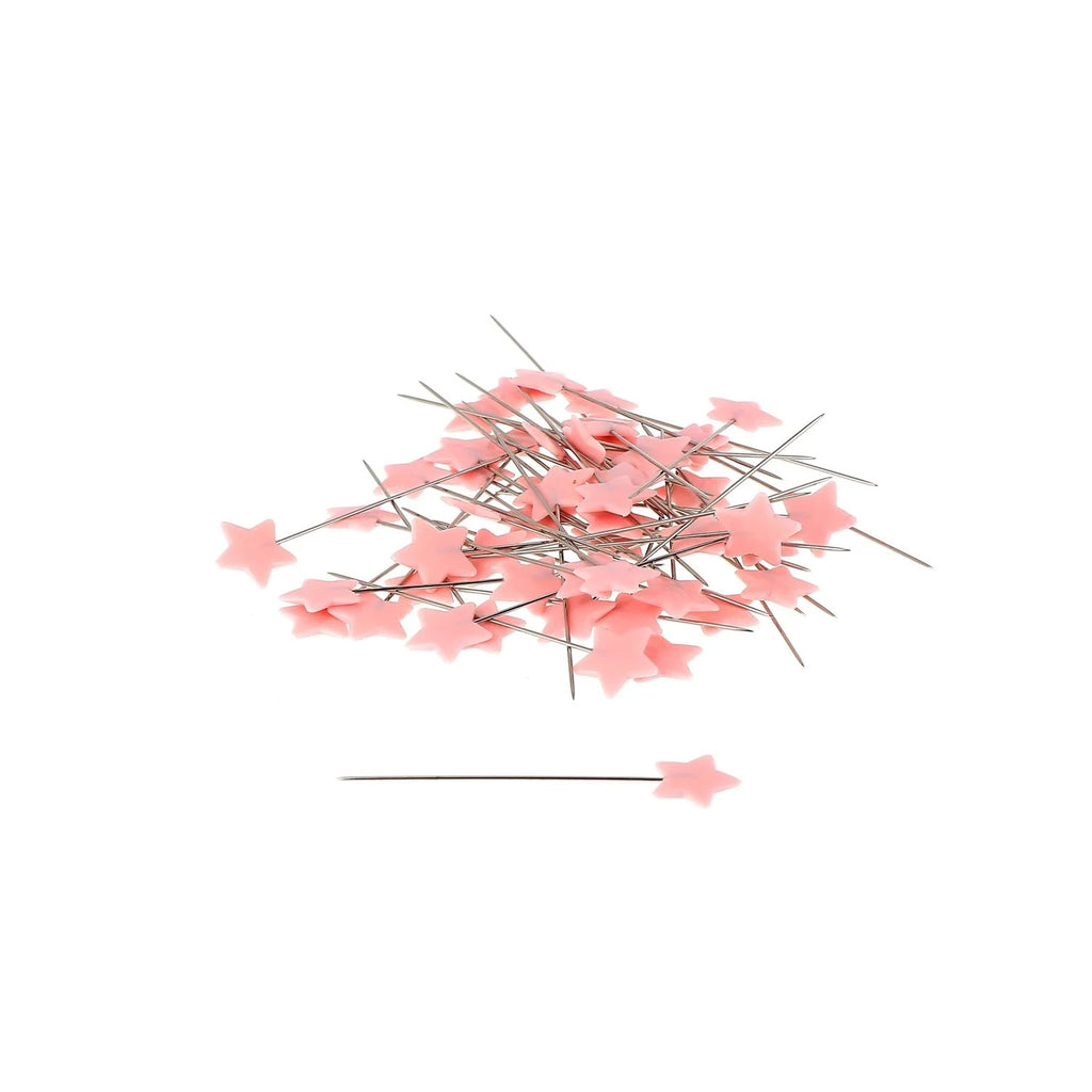 Baby Pink Star Pins by Bohin ~ 100pk