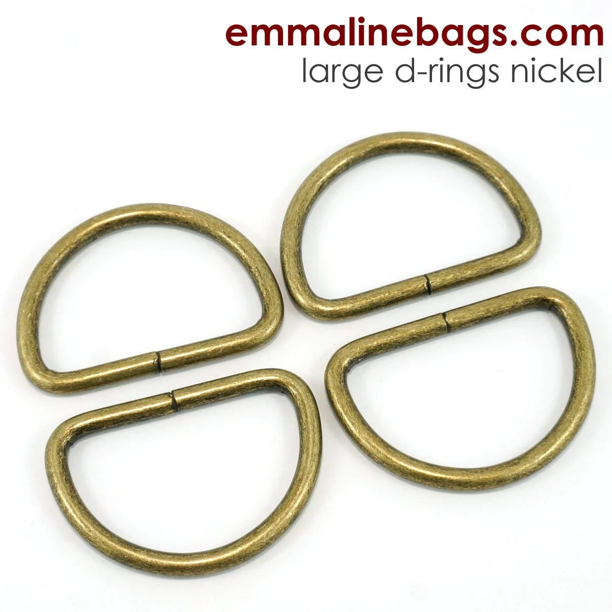 Assorted D-rings by Emmaline Bags