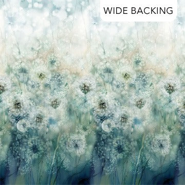 Whisper Wide Backing by Deborah Edwards and Melanie Samra for Northcott ~ Teal Multi