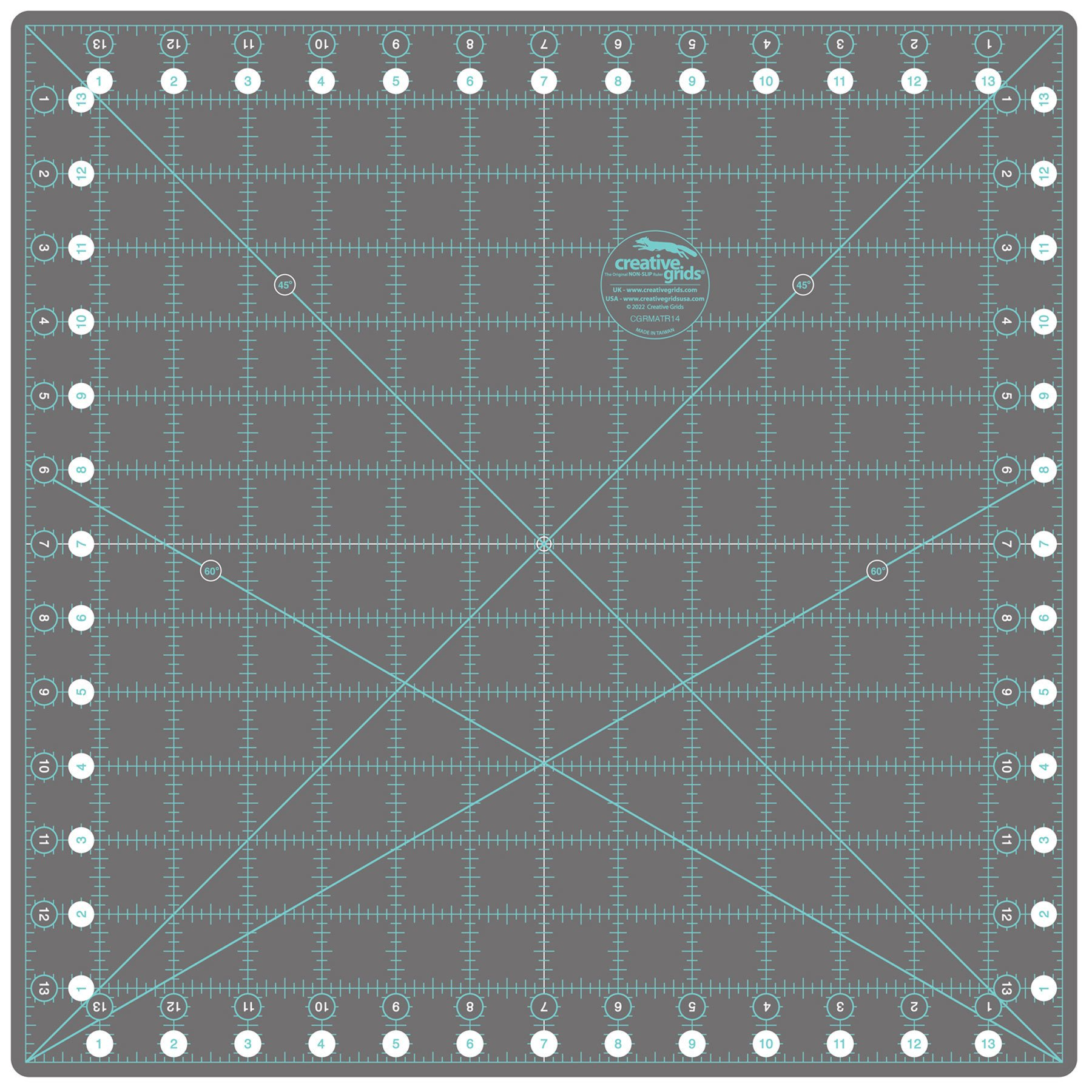Creative Grids Self-Healing Rotating Cutting Mat 14in x 14in