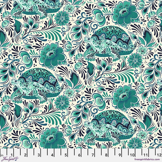 Besties by Tula Pink For FreeSpirit ~ No Rush Bluebell
