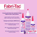 Fabri-Tac. Permanent Fabric Adhesive