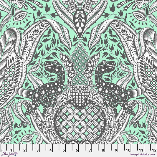 Roar! by Tula Pink for FreeSpirit ~ Gift Rapt Mint