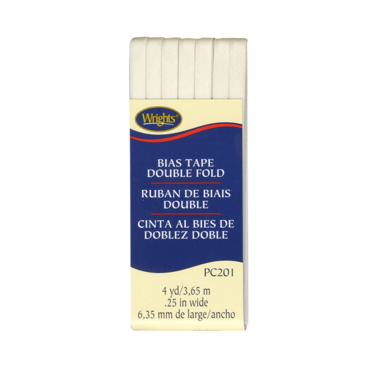 Wrights Double Fold Bias Tape, 3.65M