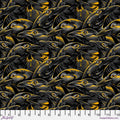 Chain Mail by Club Hauer ~ Crows Black ~ (1/4 meter)