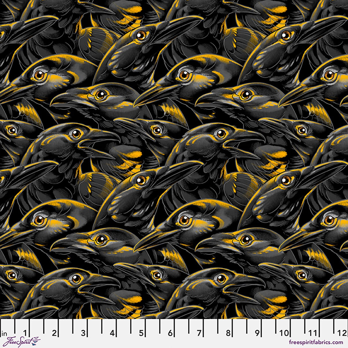 Chain Mail by Club Hauer ~ Crows Black ~ (1/4 meter)