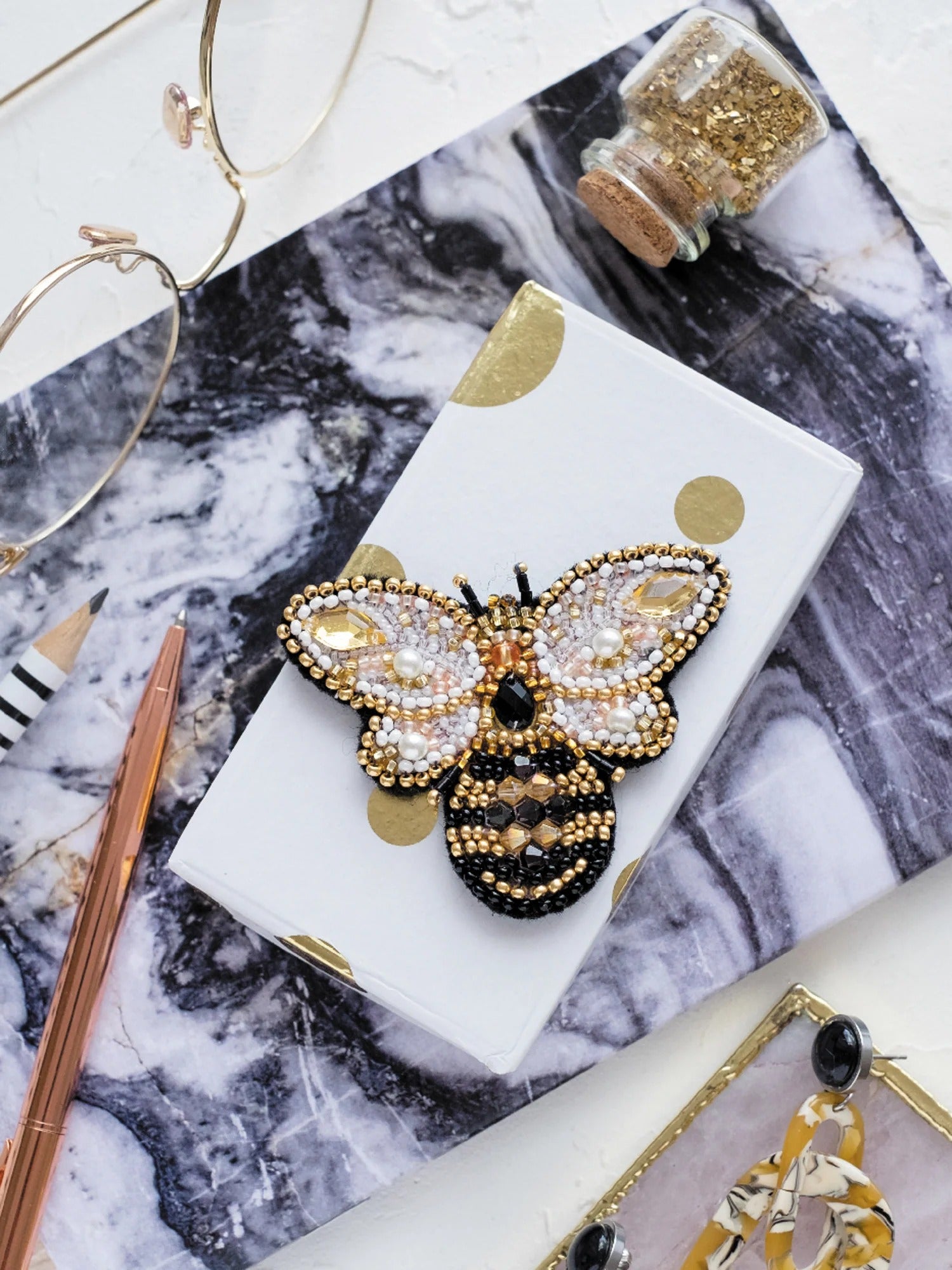 Golden Bee by Abris Art