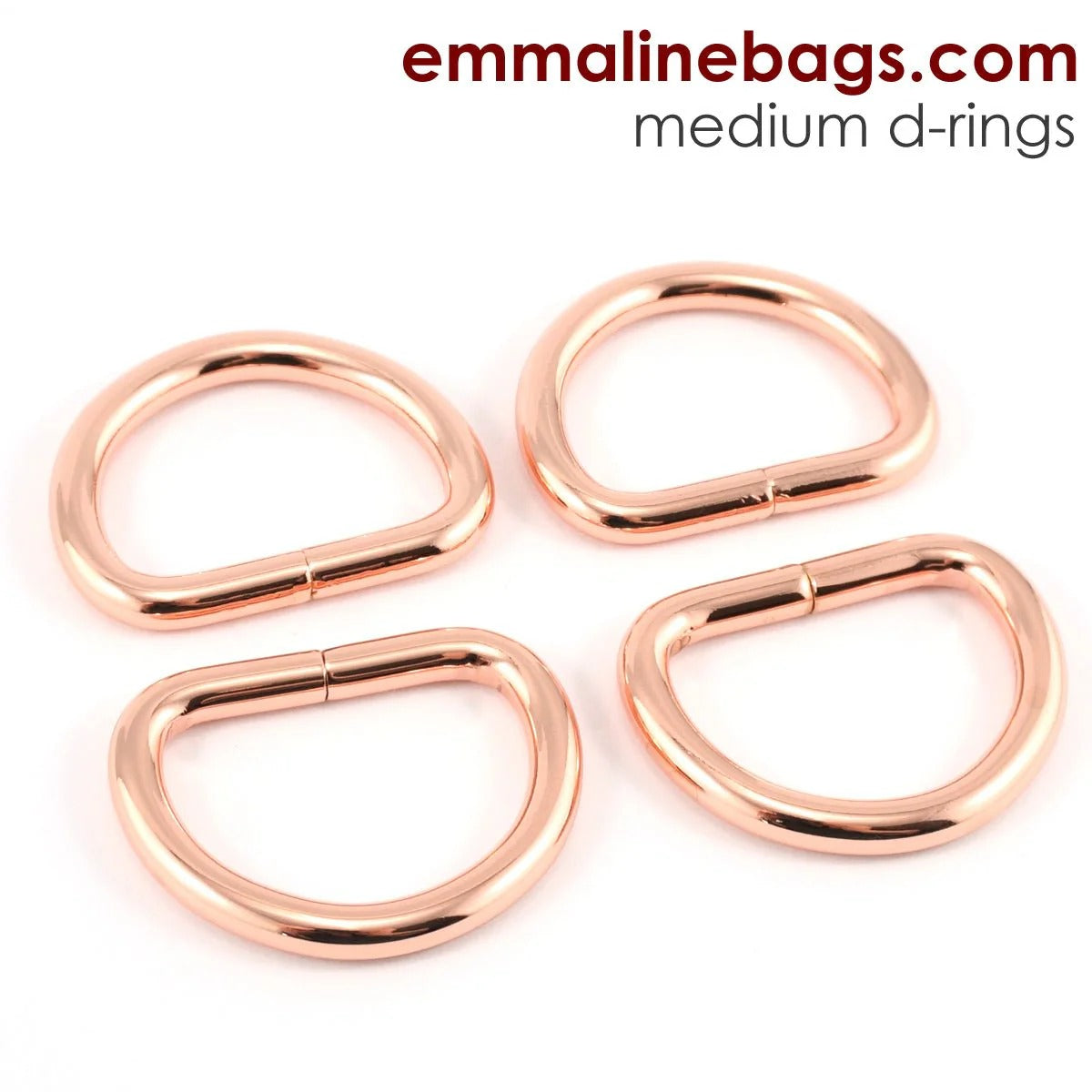 Assorted D-rings by Emmaline Bags