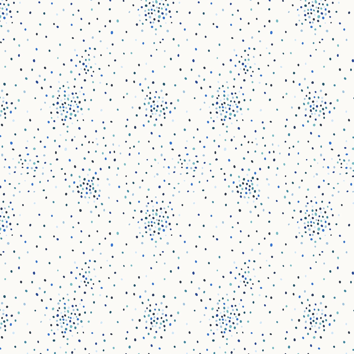 Miniature by RJR Fabrics ~ Blue/White ~ (1/4 Meter)