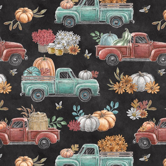 Late Summer Harvest by Lily Ford for Blank Quilting Corp ~ Charcoal