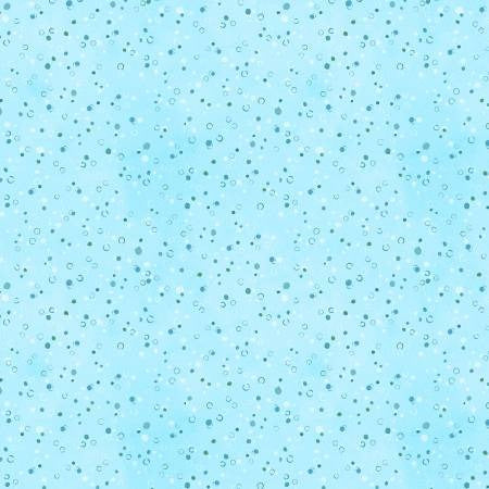 Underwater Wonders by Wilmington Prints ~ Bubbles All Over Light Blue ~ (1/4 meter)